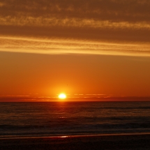 Sonnenuntergang an der Nordsee